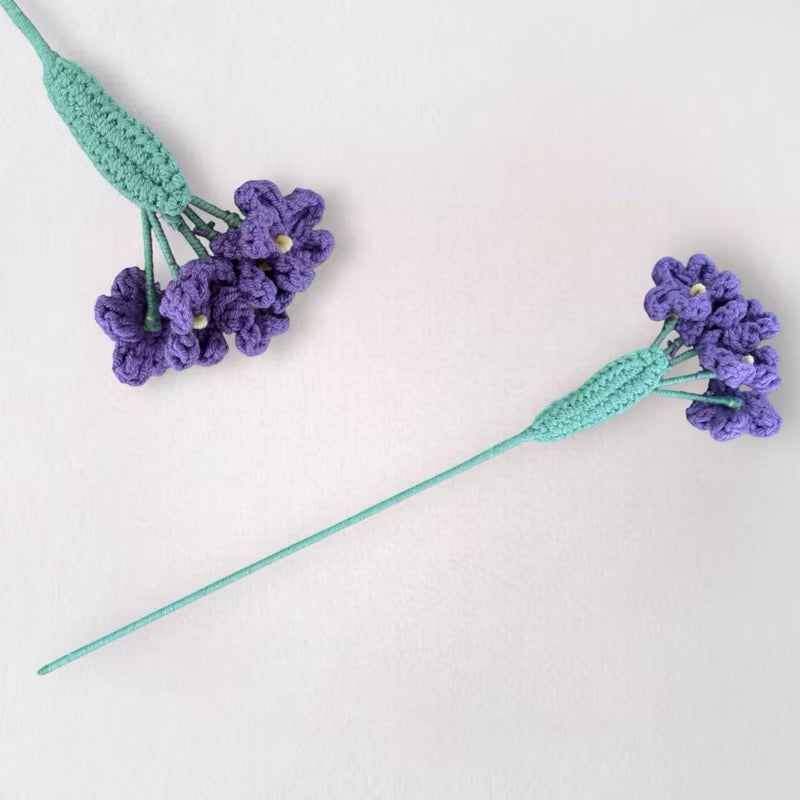 BYOB Build Your Own Bouquet / Paper Bag / Flower Wrapping Paper / Crochet Flower Stalk / Leaves