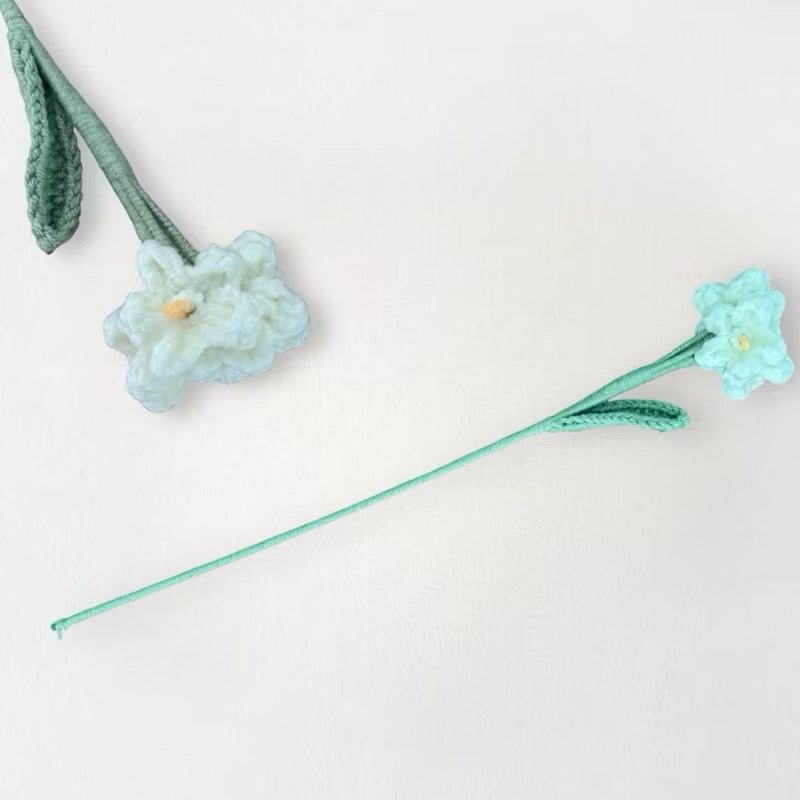 BYOB Build Your Own Bouquet / Paper Bag / Flower Wrapping Paper / Crochet Flower Stalk / Leaves