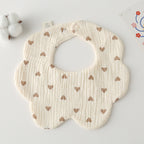 Baby Cotton Drool Petal Bibs
