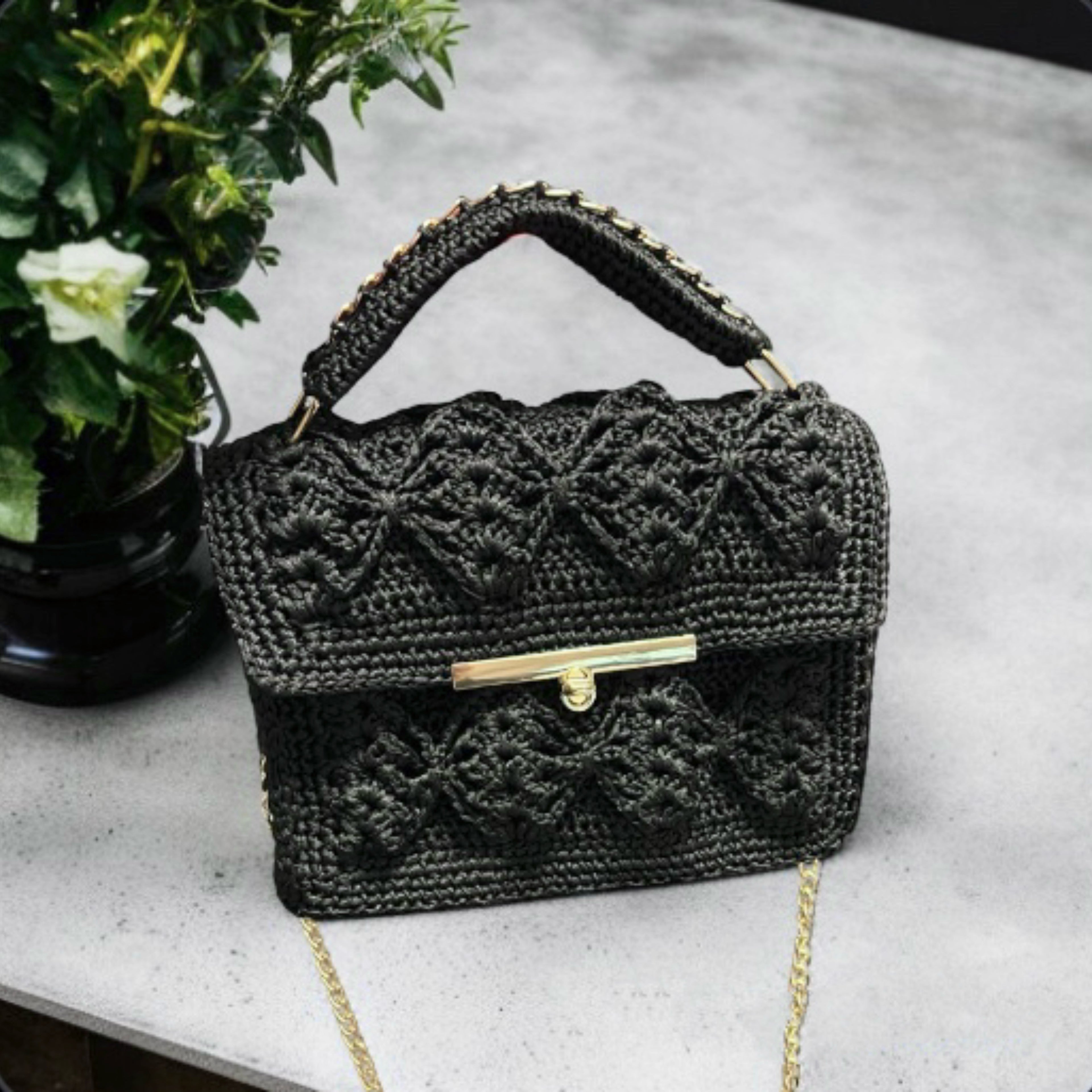 Handmade Crochet Handbag