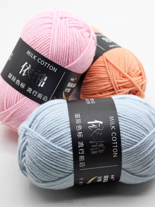 4ply Milk Cotton Yarn (50g)