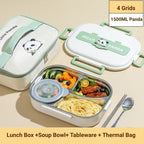 Lunch Box with Bag (4 compartment)