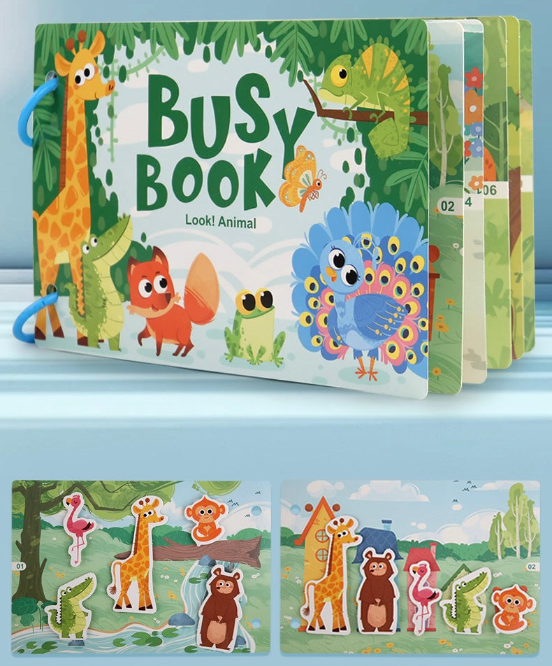Montessori-inspired Busy Book (Hard Book)