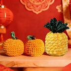 Handmade Crochet Orange / Pineapple