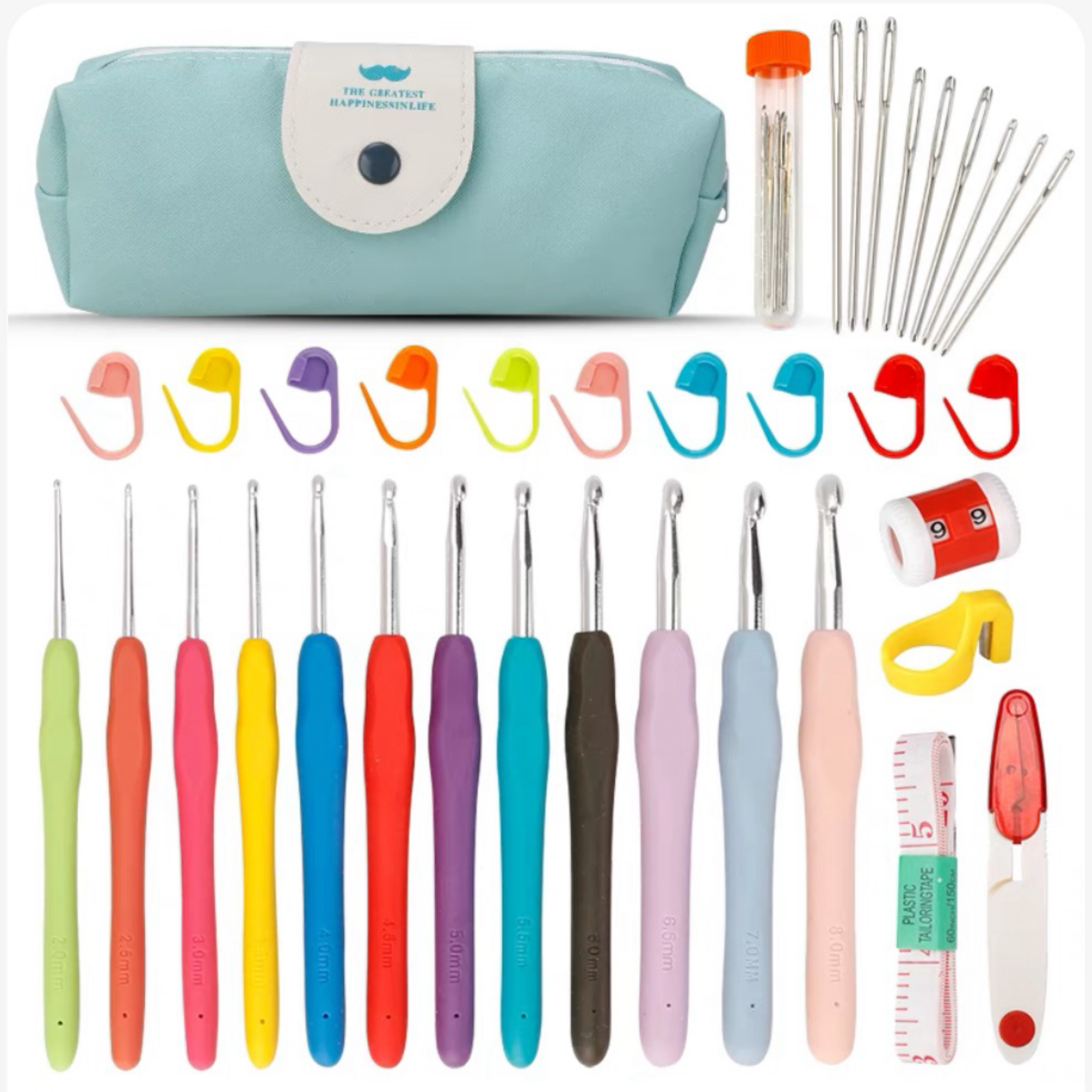 Crochet Hook Set with Bag (36pcs)