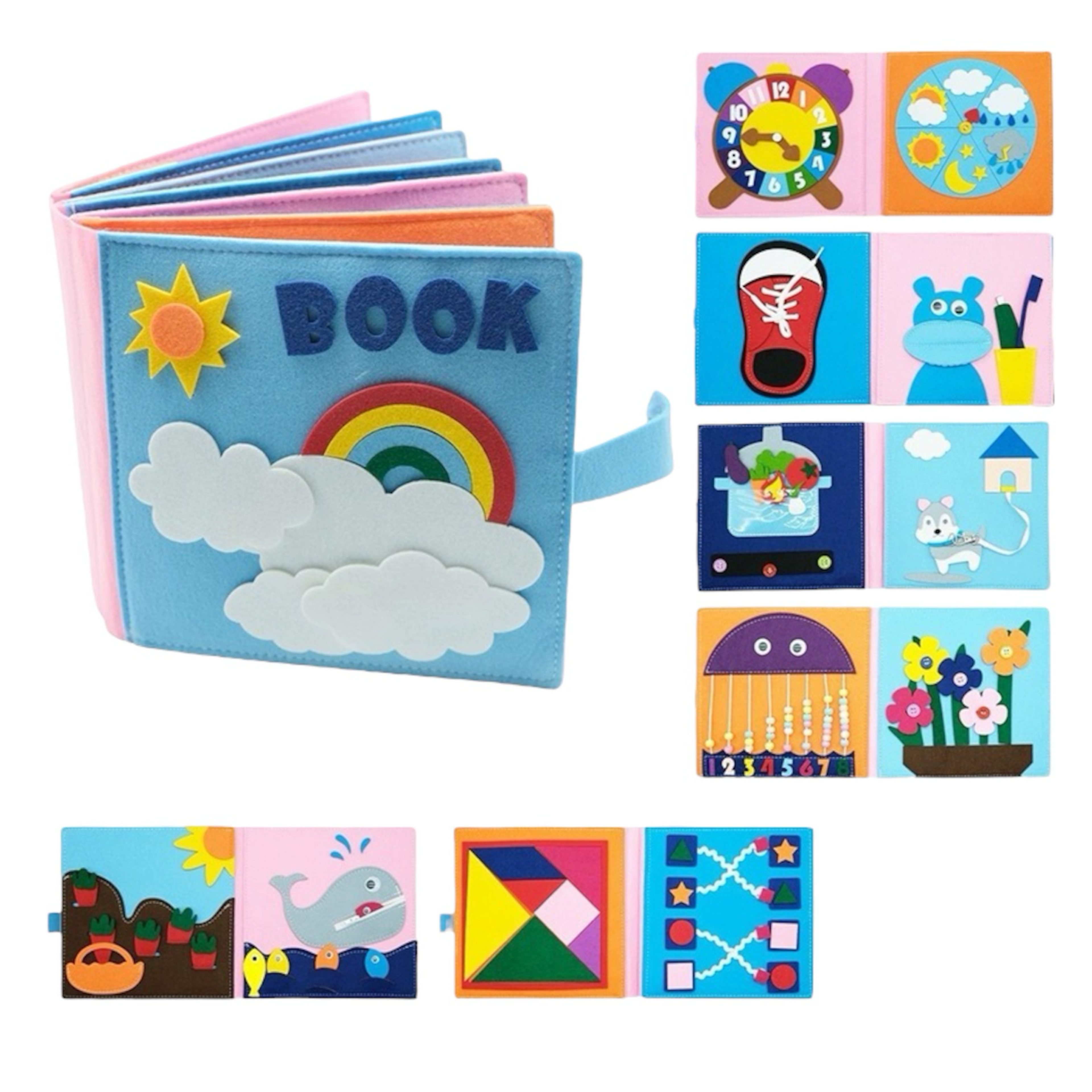 Montessori-inspired Toddler Busy Book