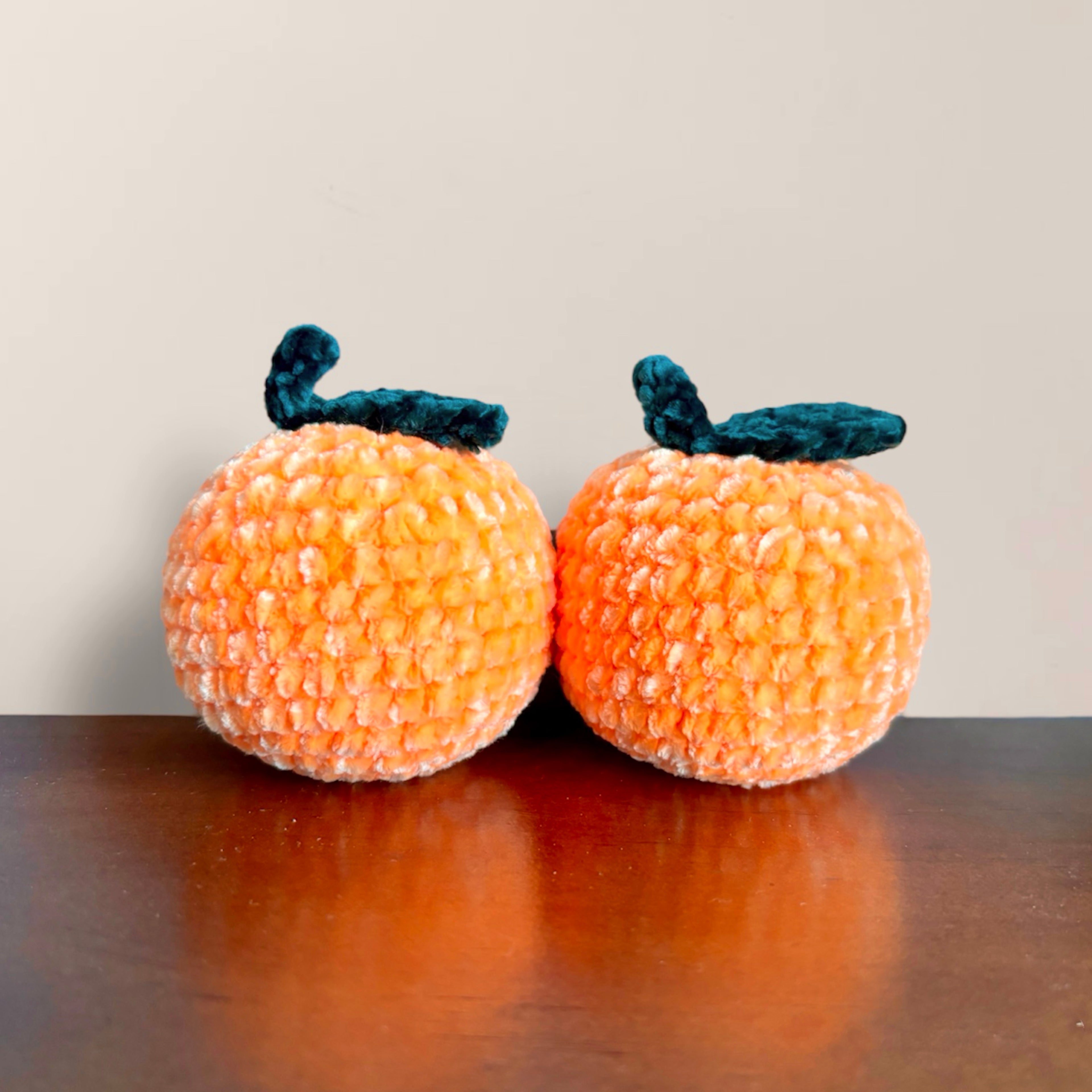 Handmade Crochet Orange / Pineapple
