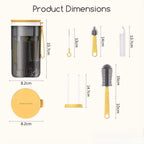 6 in 1 Baby Milk Bottle Cleaning Portable Travel Set