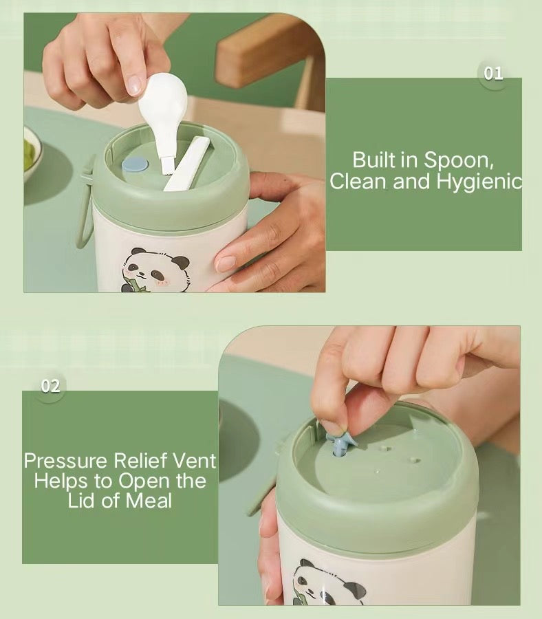 Baby Food Jar with Spoon (530ml)