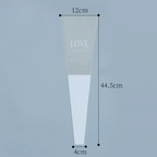 BYOB Build Your Own Bouquet / Paper Bag / Flower Wrapping Paper / Crochet Flower Stalk / Leaves