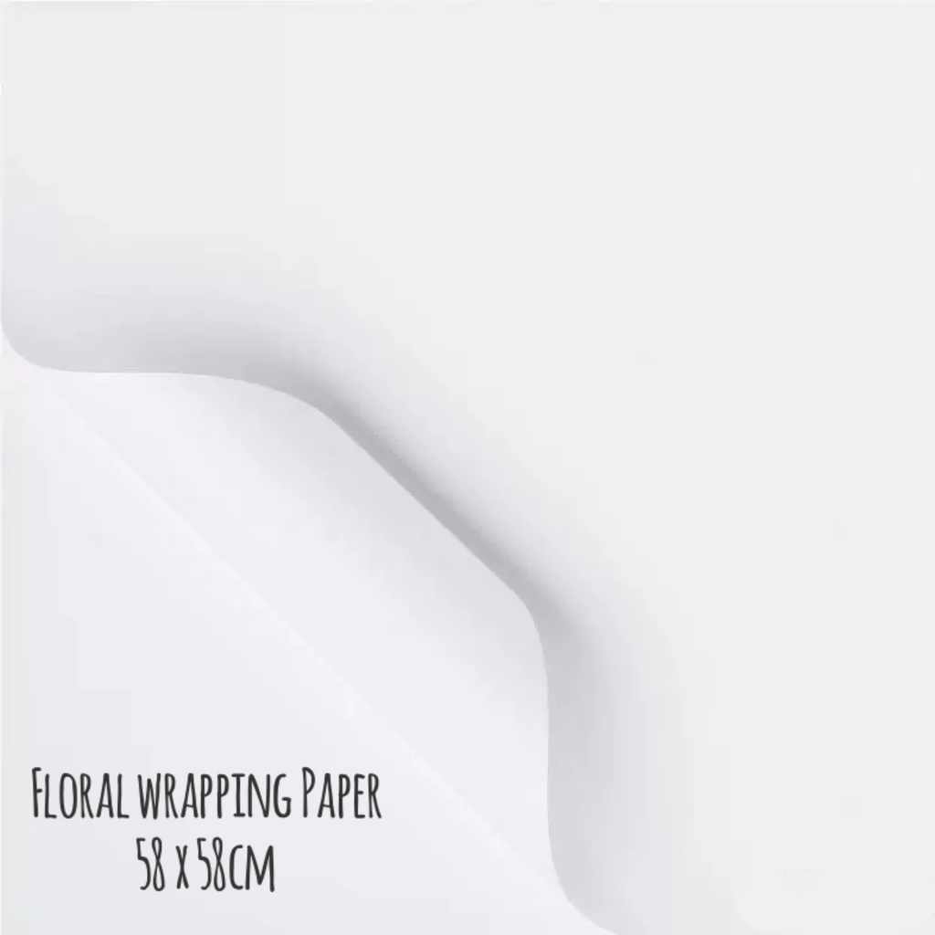 BYOB Build Your Own Bouquet / Paper Bag / Flower Wrapping Paper / Crochet Flower Stalk / Leaves