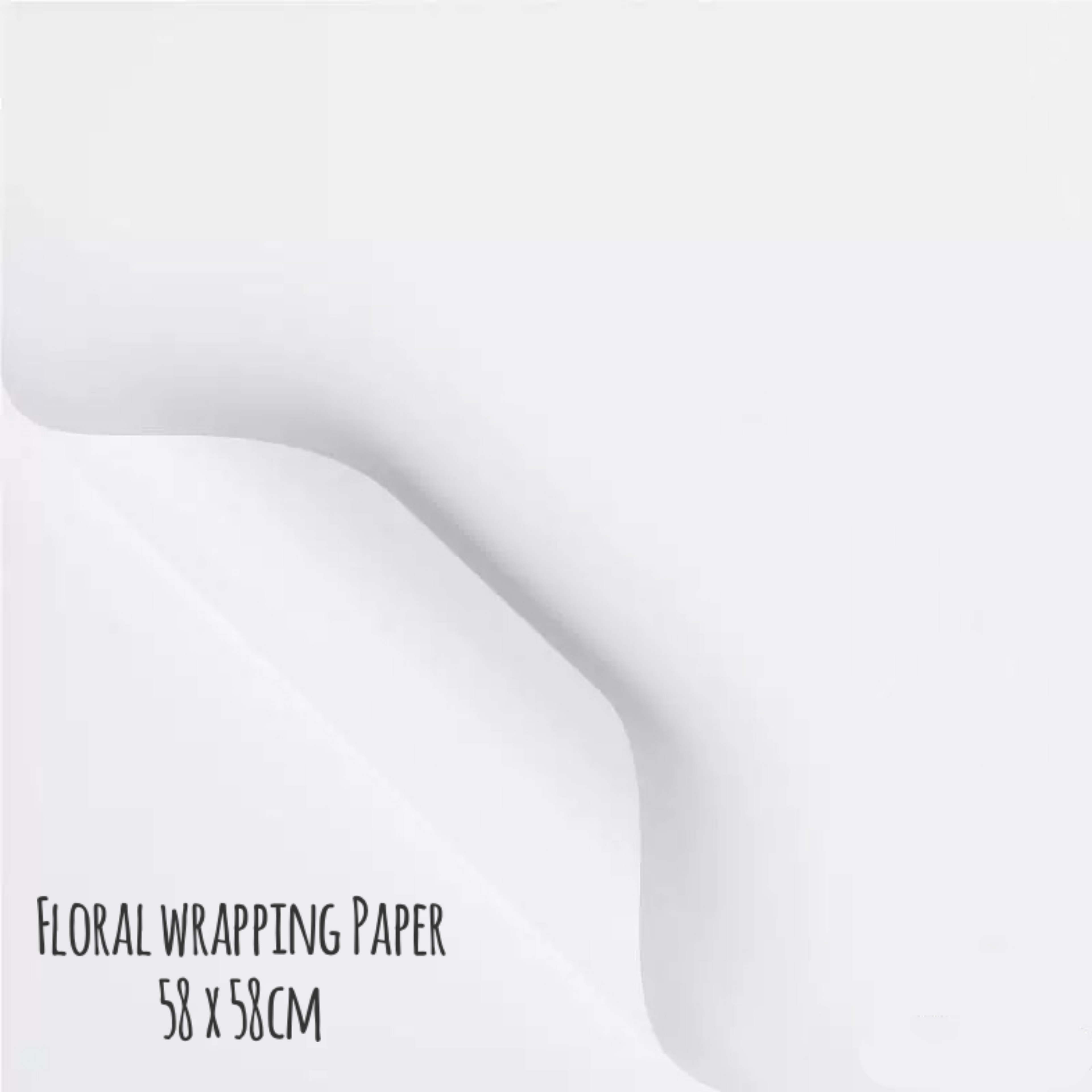 BYOB Build Your Own Bouquet / Paper Bag / Flower Wrapping Paper / Crochet Flower Stalk / Leaves