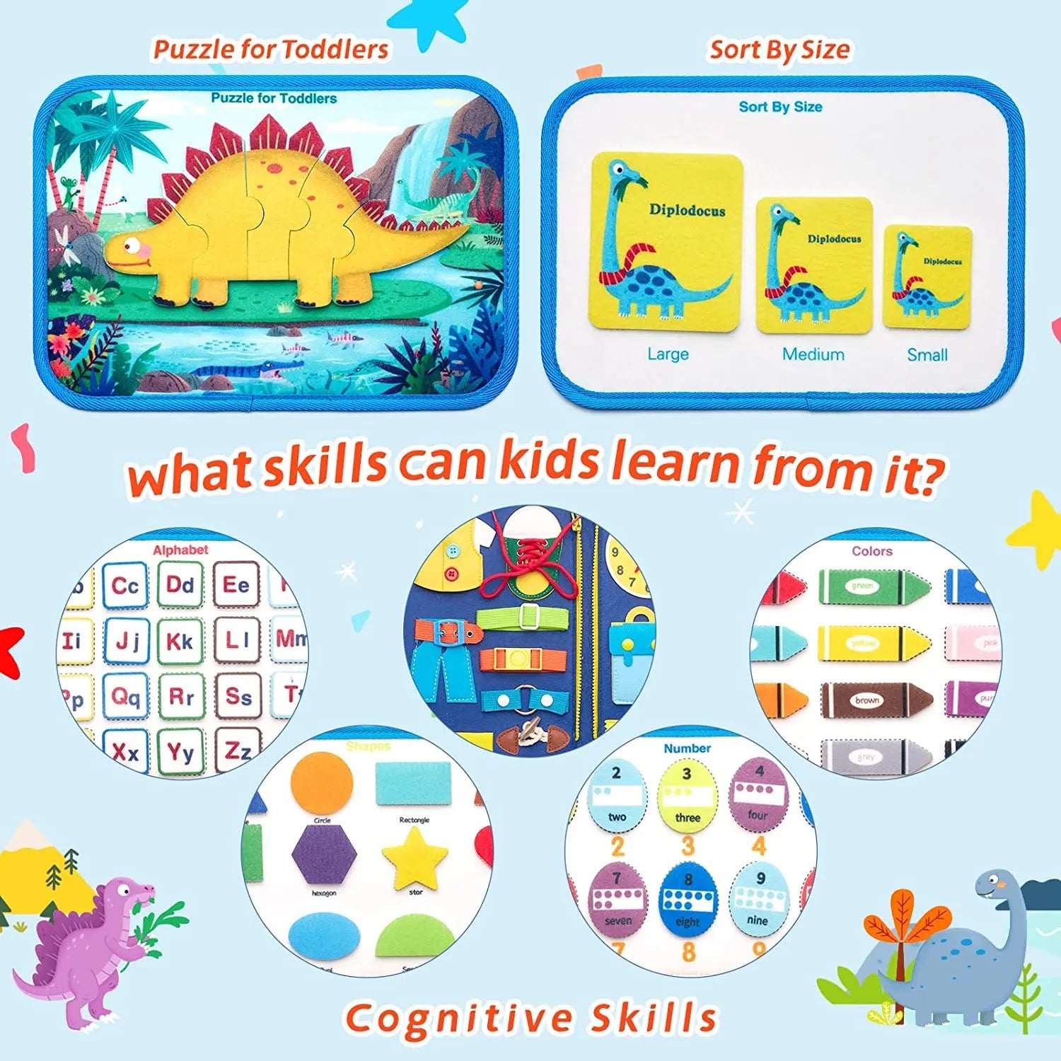 Montessori-inspired Toddler Busy Book