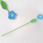 BYOB Build Your Own Bouquet / Paper Bag / Flower Wrapping Paper / Crochet Flower Stalk / Leaves