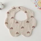 Baby Cotton Drool Petal Bibs