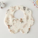 Baby Cotton Drool Petal Bibs