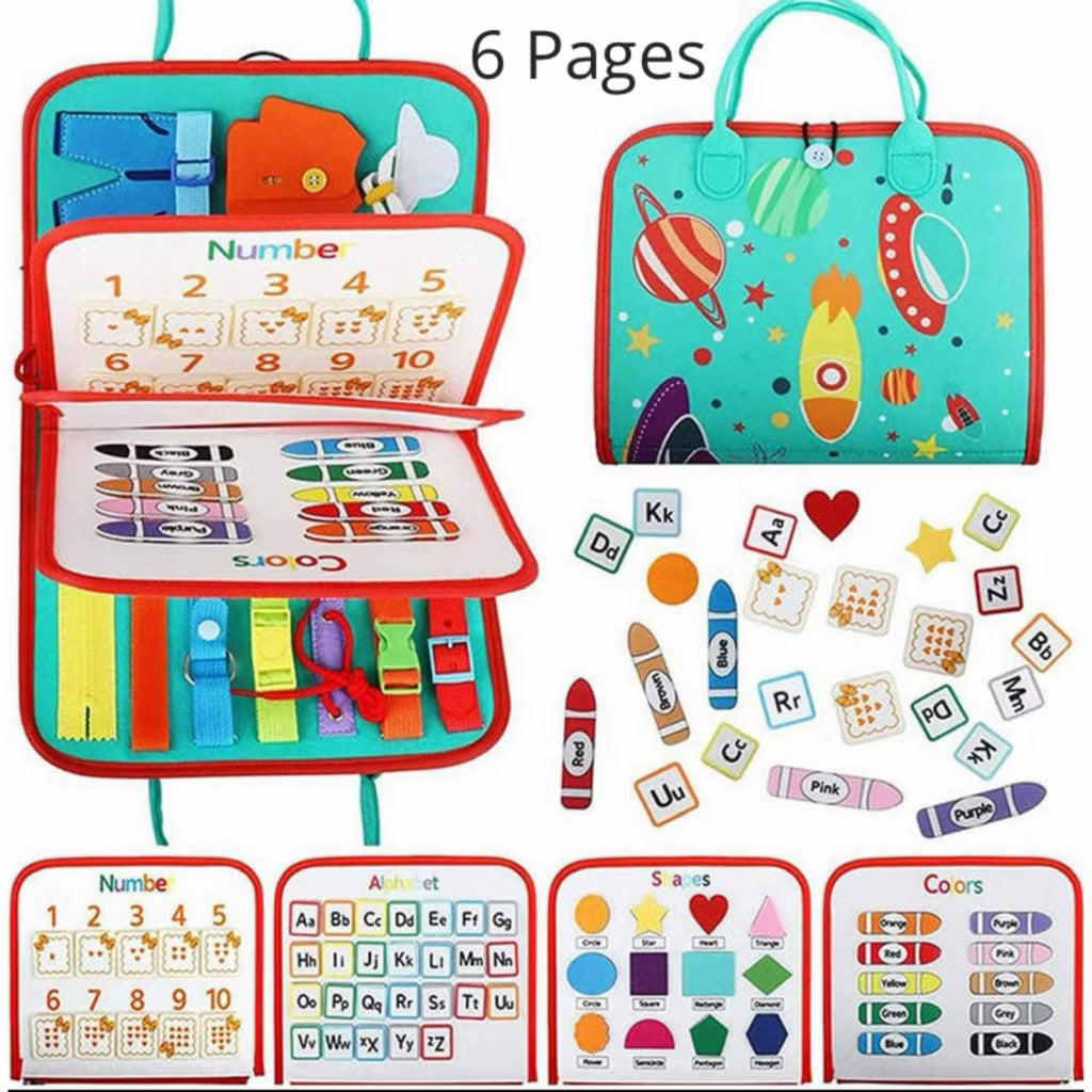 Montessori-inspired Toddler Busy Book