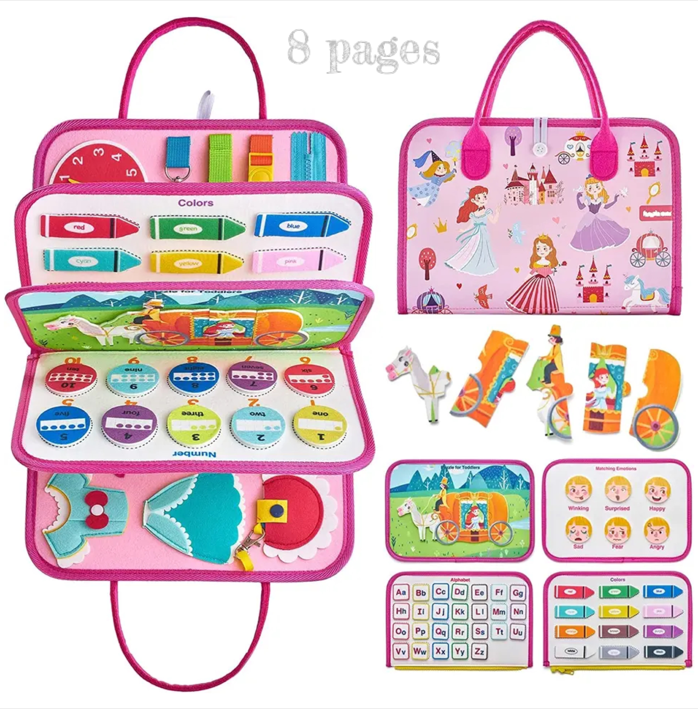 Montessori-inspired Toddler Busy Book