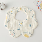 Baby Cotton Drool Petal Bibs