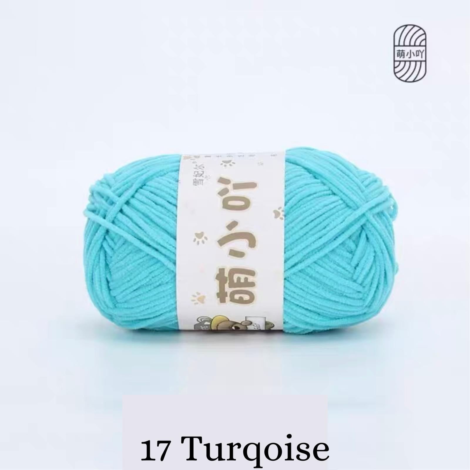 Chenille Yarn / Chenille Velvet Yarn (50g)