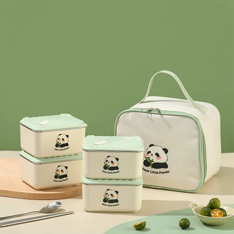 Baby Square Food Jar (2/3/4 tier)