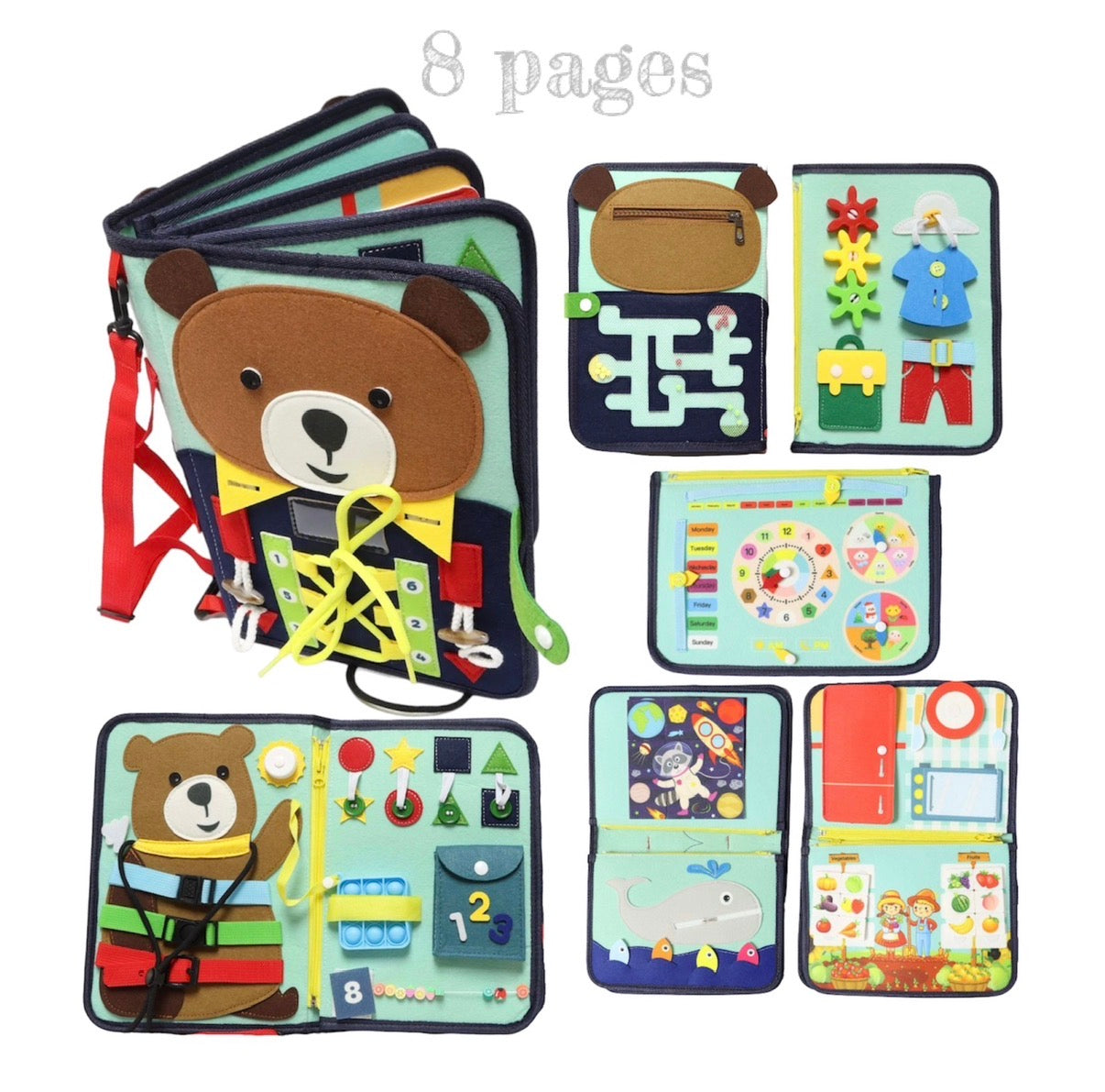 Montessori-inspired Toddler Busy Book