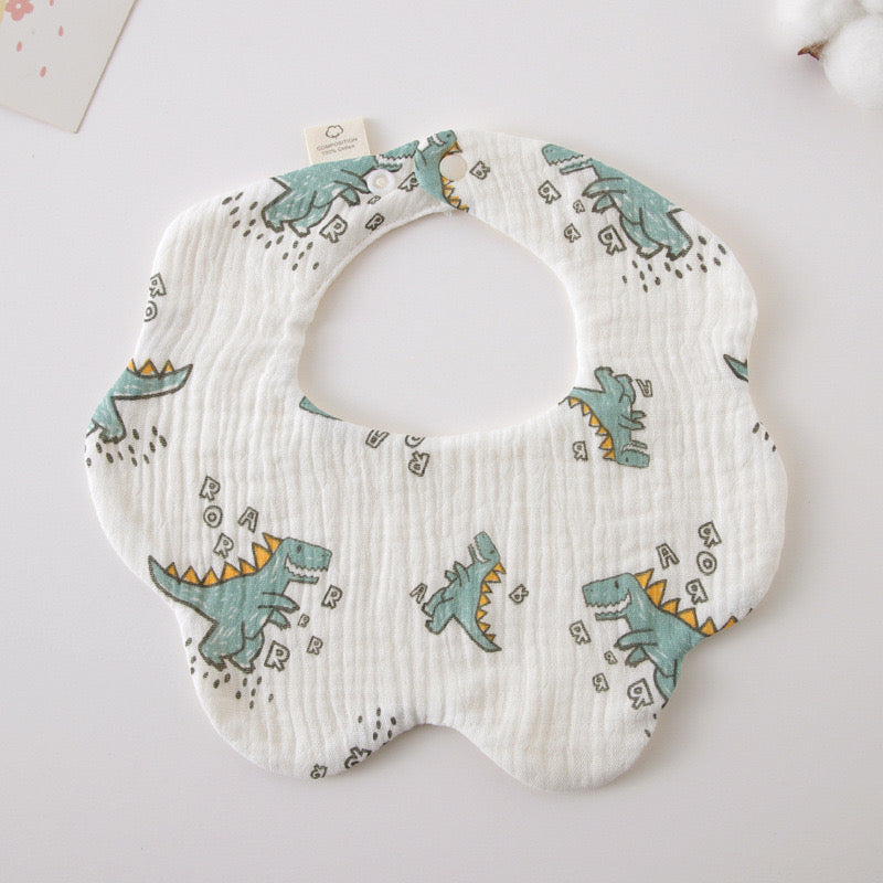 Baby Cotton Drool Petal Bibs