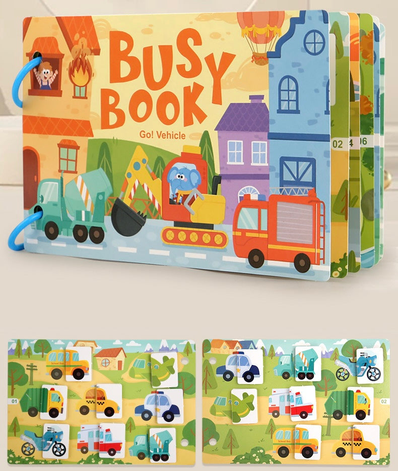 Montessori-inspired Busy Book (Hard Book)