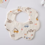 Baby Cotton Drool Petal Bibs