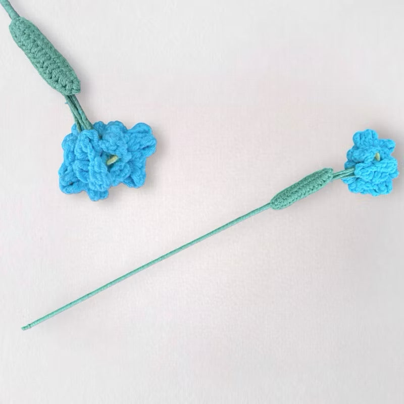 BYOB Build Your Own Bouquet / Paper Bag / Flower Wrapping Paper / Crochet Flower Stalk / Leaves