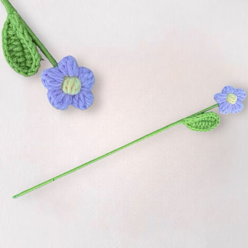 BYOB Build Your Own Bouquet / Paper Bag / Flower Wrapping Paper / Crochet Flower Stalk / Leaves