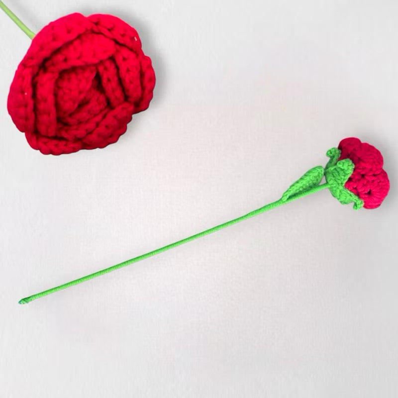 BYOB Build Your Own Bouquet / Paper Bag / Flower Wrapping Paper / Crochet Flower Stalk / Leaves
