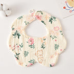 Baby Cotton Drool Petal Bibs