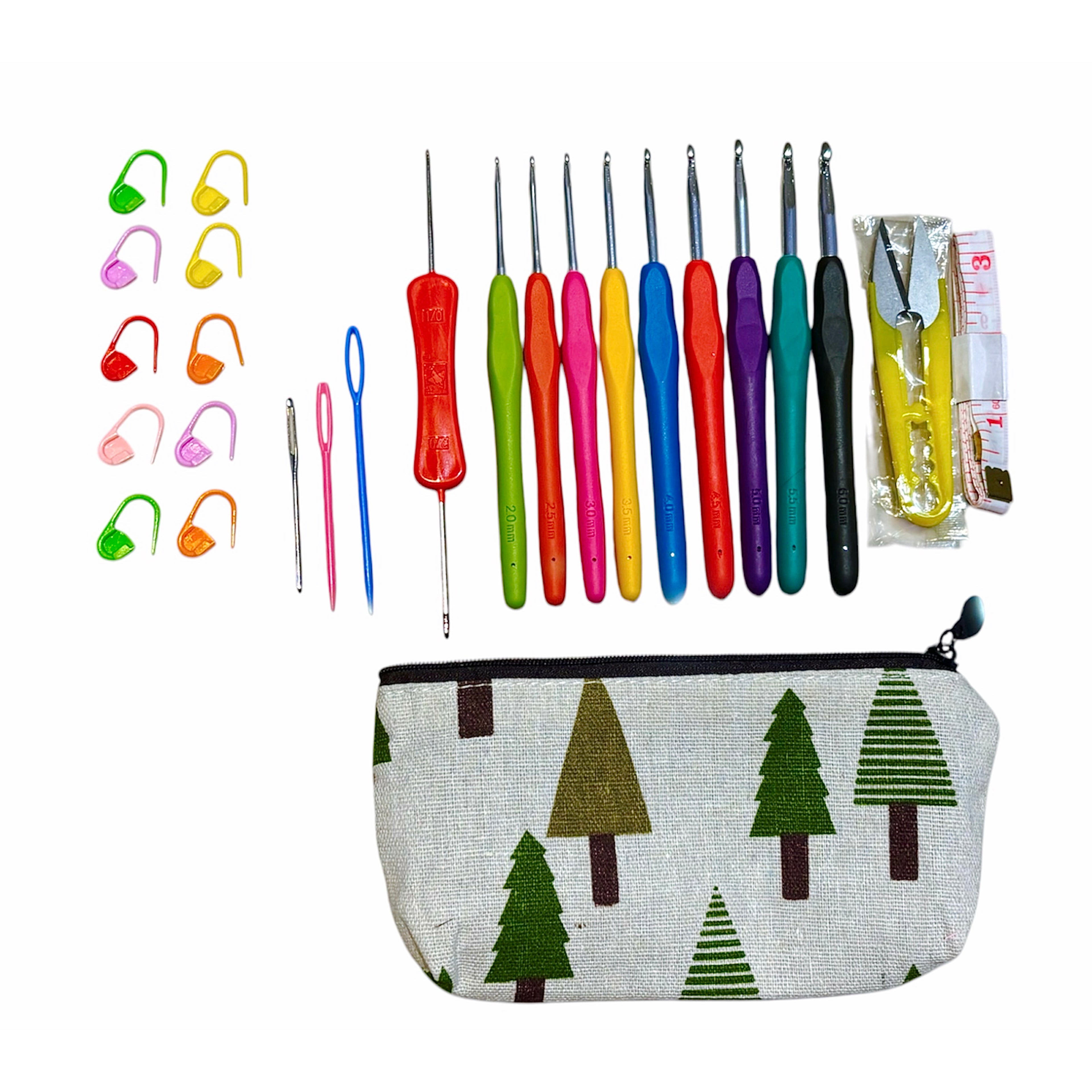 Crochet Hook Set with Bag (26pcs)