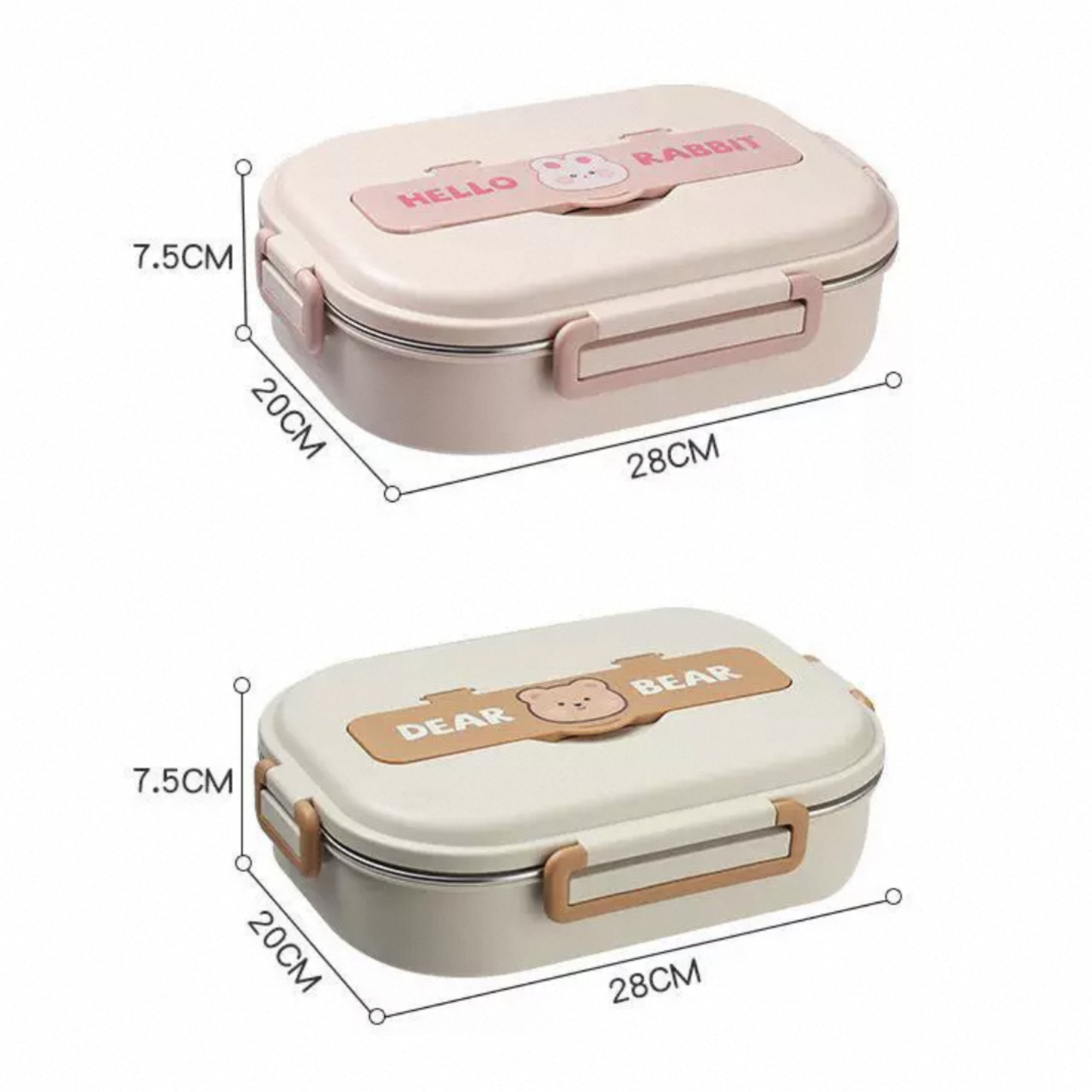 Lunch Box with Bag (4 compartment)