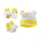 Baby Hat Mitten Booties Set