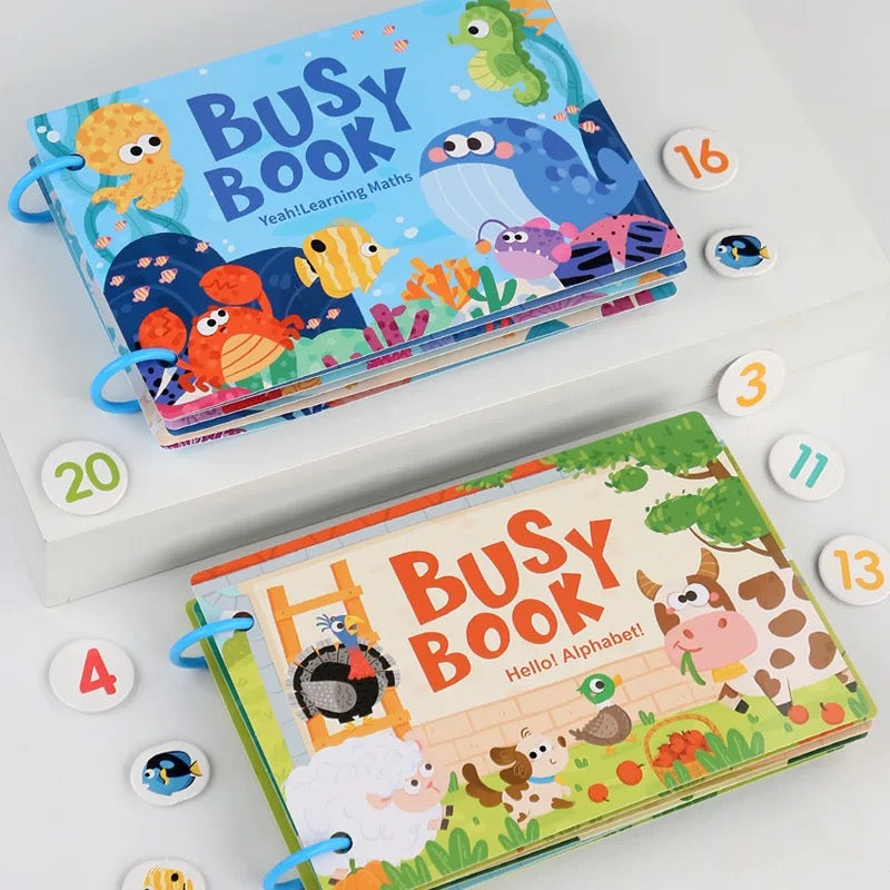 Montessori-inspired Busy Book (Hard Book)