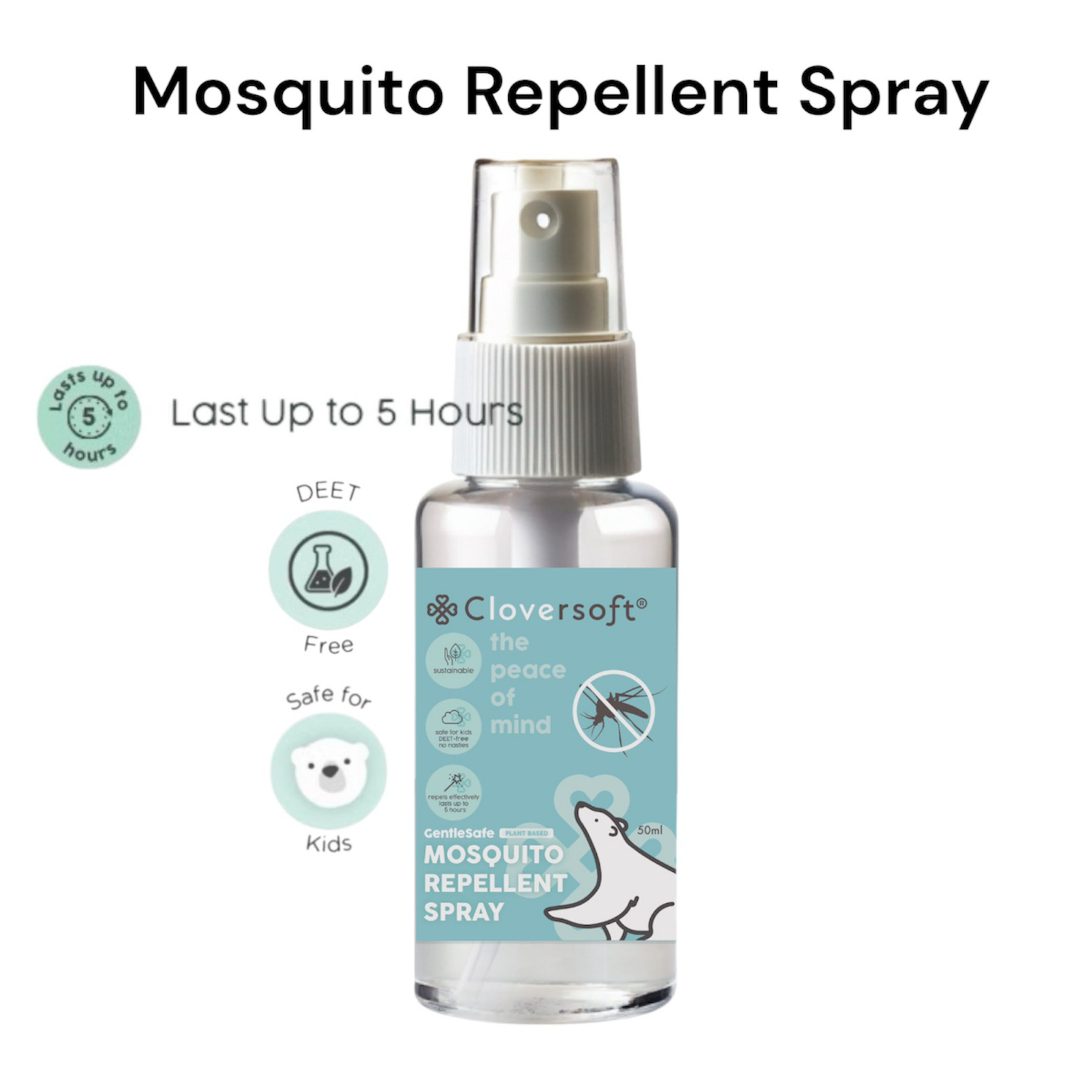 Cloversoft Mosquito Repellent Spray (50ml)