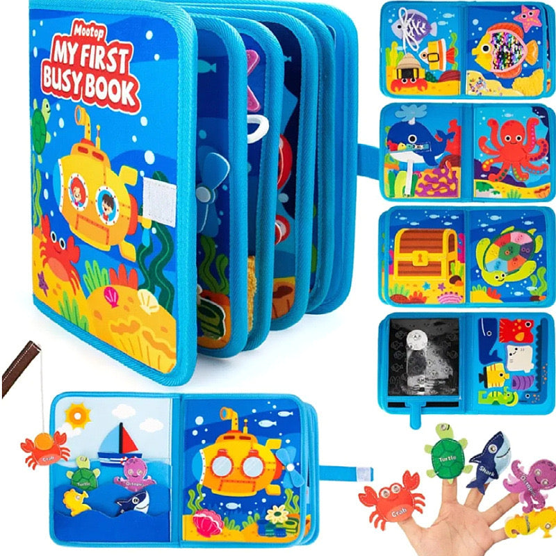 Montessori-inspired Toddler Busy Book