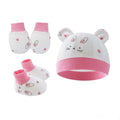 Baby Hat Mitten Booties Set