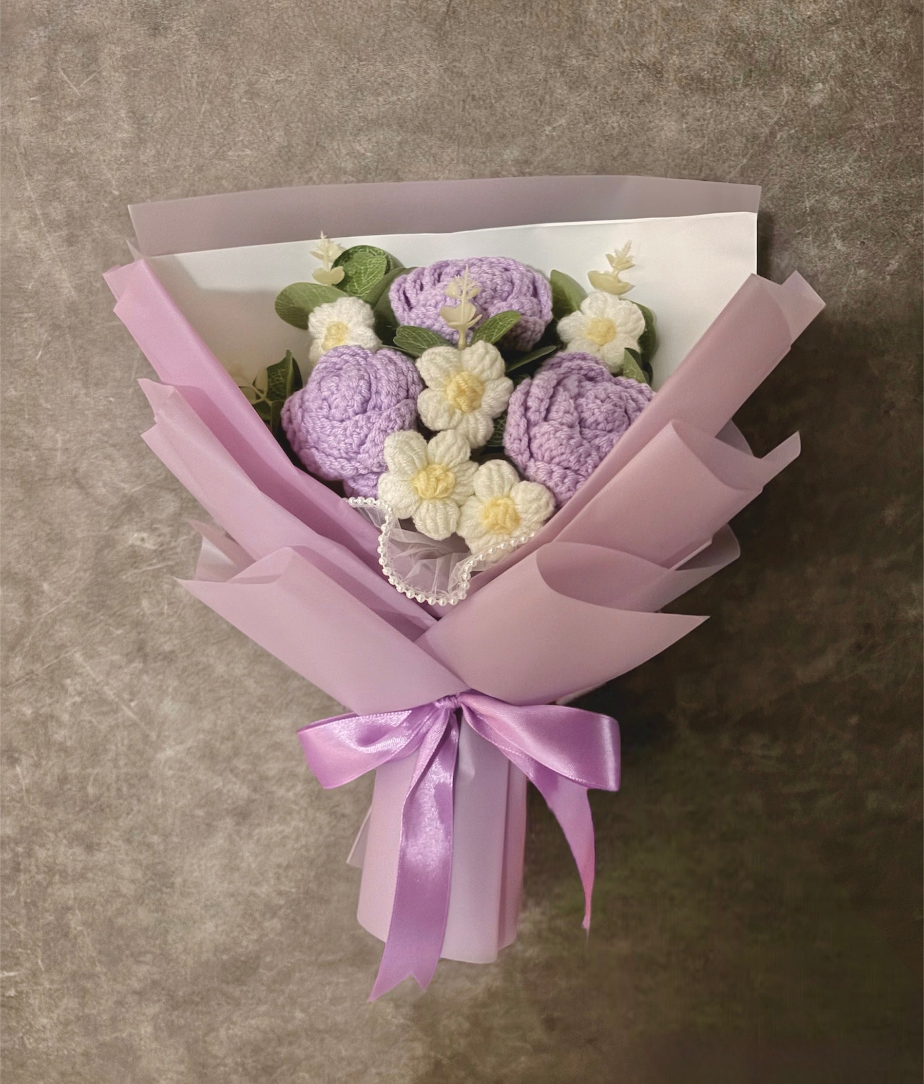 Crochet Floral Bouquet - Series Blush