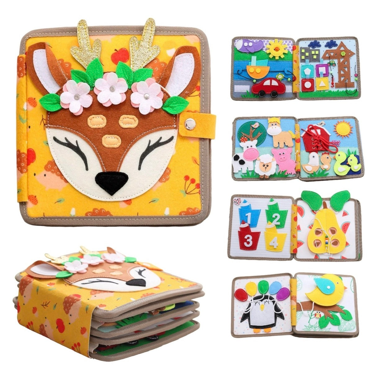 Montessori-inspired Toddler Busy Book