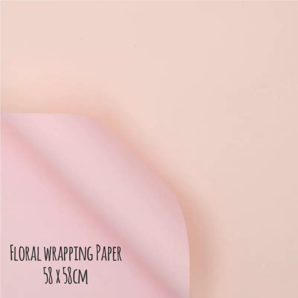 BYOB Build Your Own Bouquet / Paper Bag / Flower Wrapping Paper / Crochet Flower Stalk / Leaves