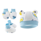 Baby Hat Mitten Booties Set