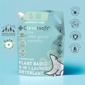 Cloversoft Plant-Based Anti Dust Mite 4 in 1 Laundry Detergent Refill Pack (1.5L)