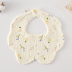 Baby Cotton Drool Petal Bibs