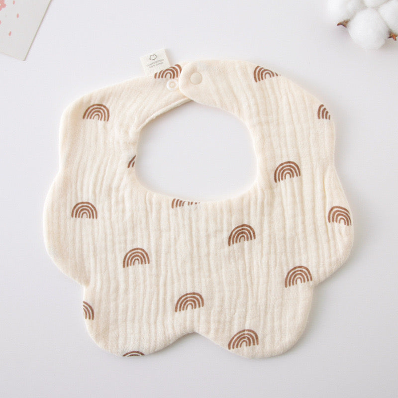 Baby Cotton Drool Petal Bibs