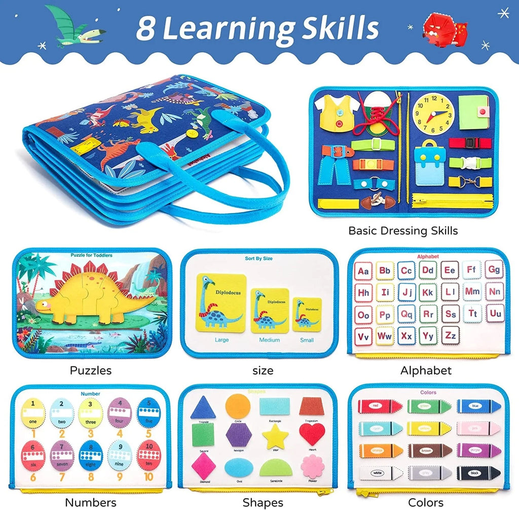 Montessori-inspired Toddler Busy Book