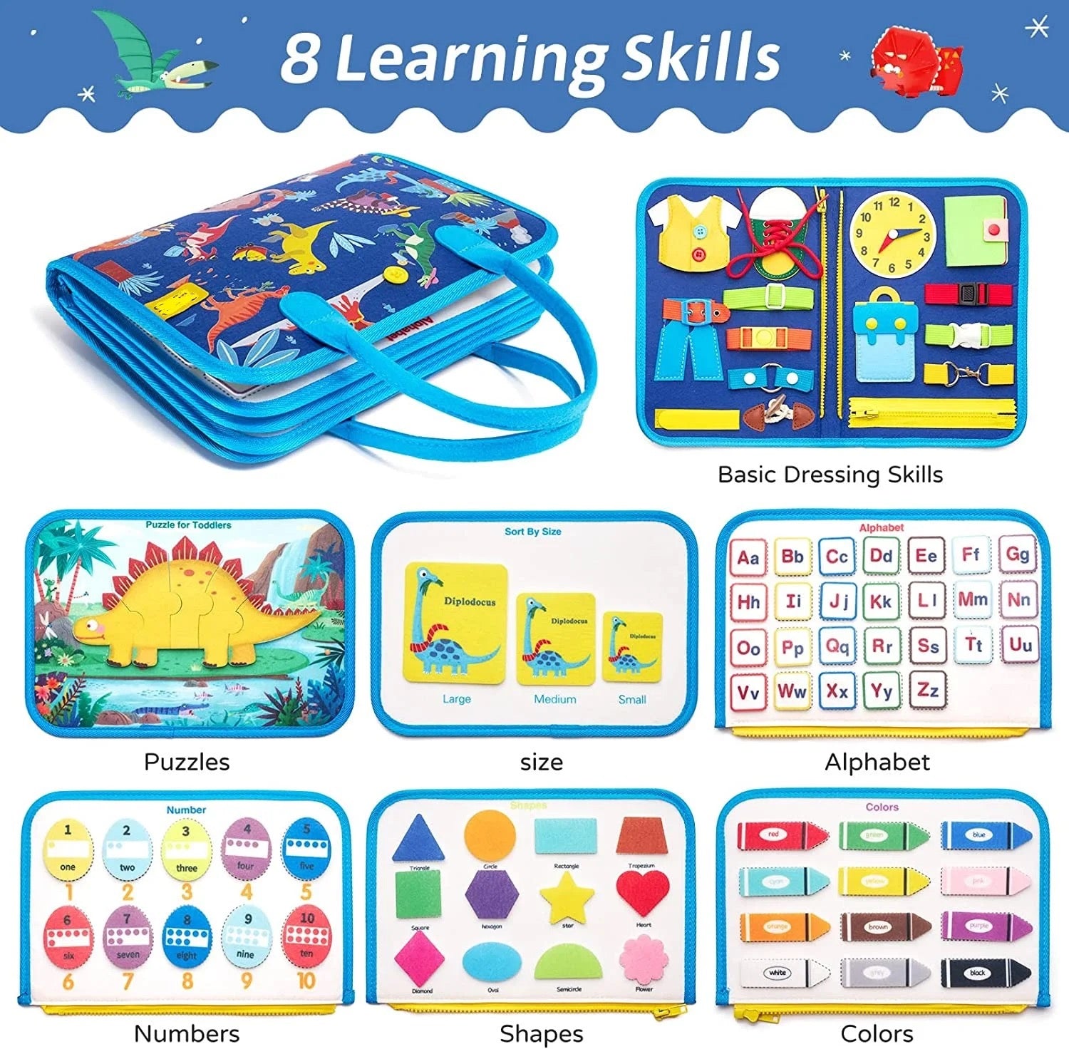 Montessori-inspired Toddler Busy Book