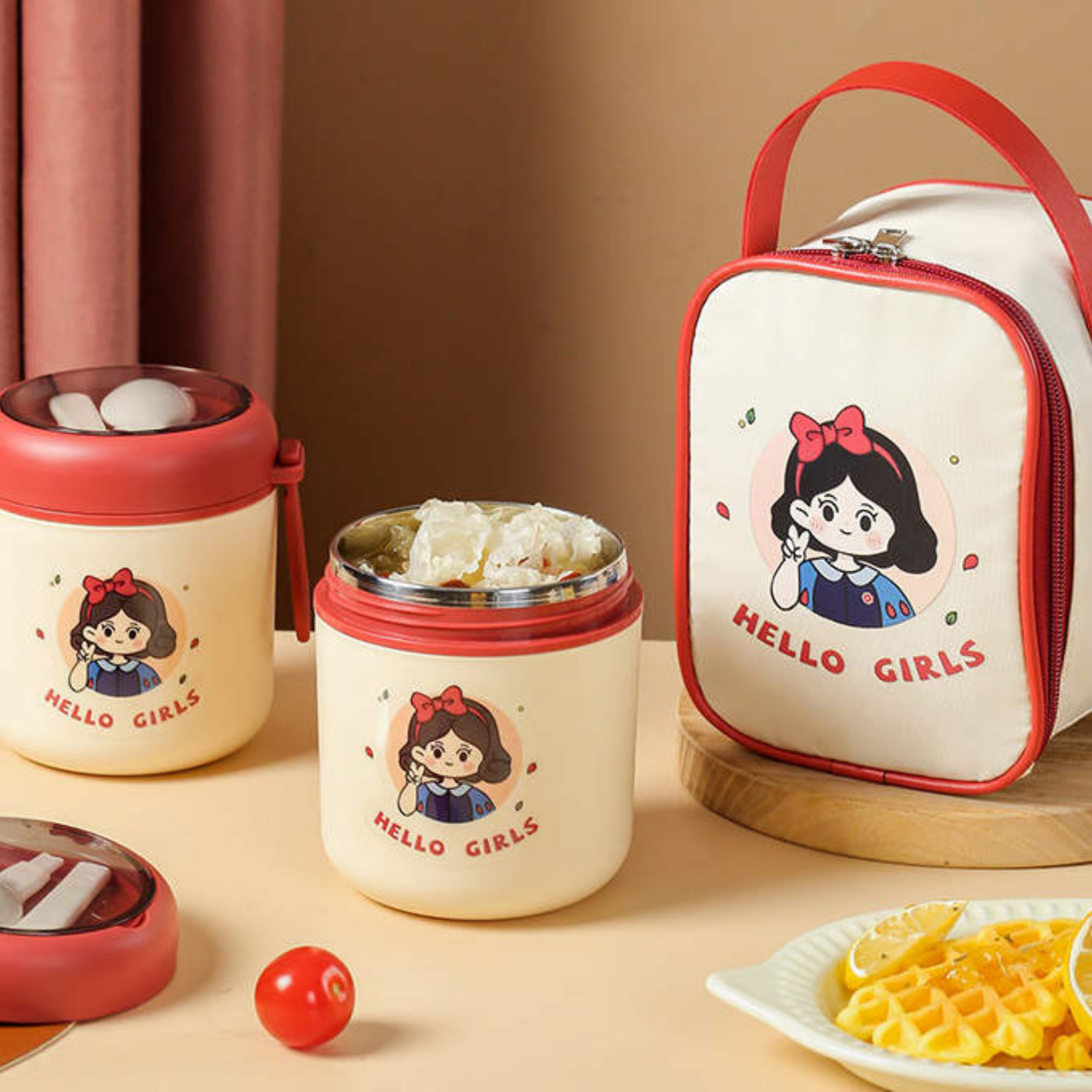 Baby Food Jar with Spoon (530ml)